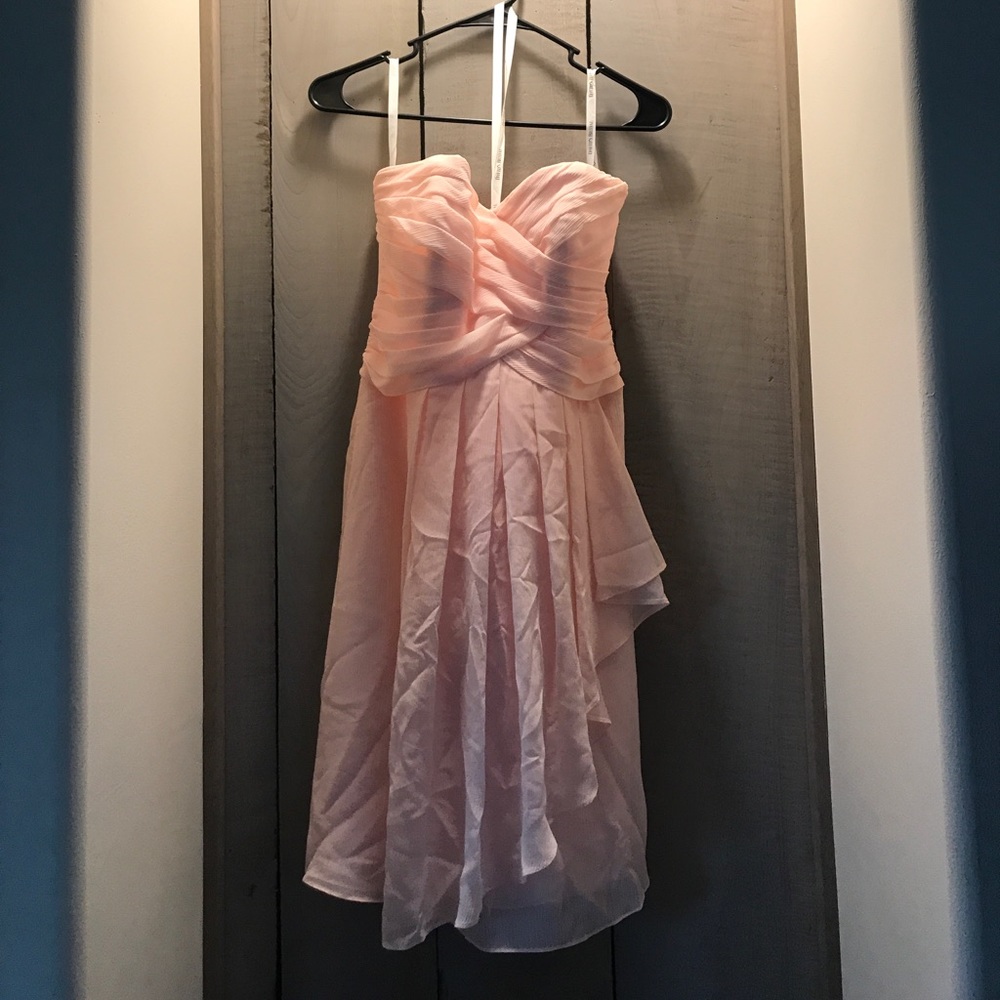 Petal Pink David’s Bridal Bridesmaid Dress